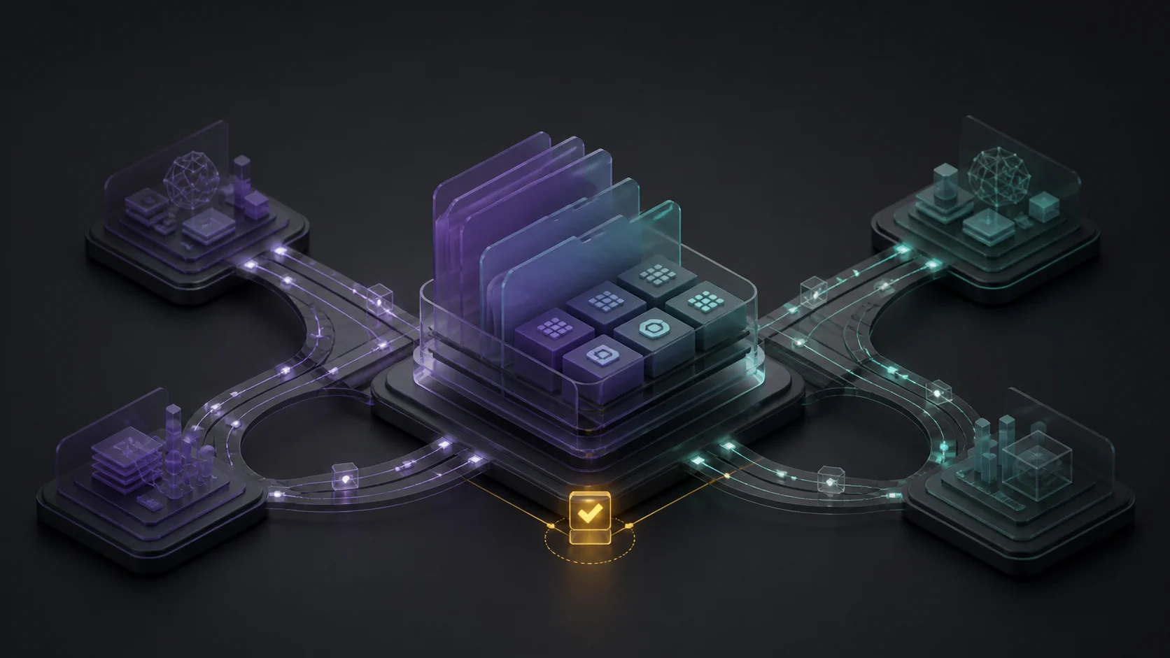 Modular AI workflow package with an approval checkpoint